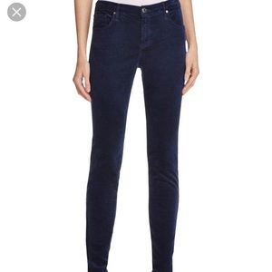 AG The Legging Super Skinny Velvet Pant